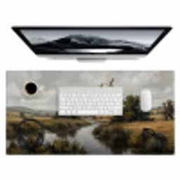 Eenden - Rivier - Landschap - Vlucht - Nostalgisch Muismat XXL klein -3d