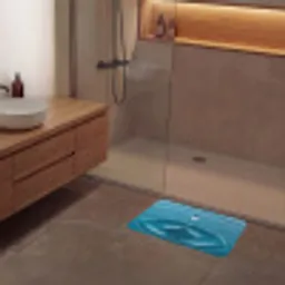Waterdruppel - Water - Oppervlakte Badmat klein -sfeer2