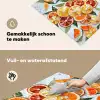 Schijfjes - Fruit - Oranje - Mozaïek Inductie beschemer met haakjes klein -ky-schoon-nl