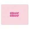 Bisou - Roze - Schaduw muismat rubber klein -3d