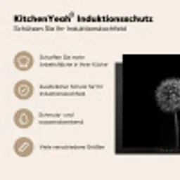 Sterrennacht van Paardenbloem Inductie beschermer vinyl 3mm middel -tsfeer2_DE