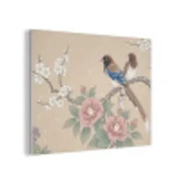 Bloemen - Vogels - Bloemen PET vilt klein -3d