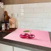 Disco - Kersen - Roze Inductie beschermer vinyl 3mm klein -sfeer3