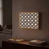 Cirkel - Retro - Kleurrijk Light Box met batterij (Wandlamp) middel 907 -sfeer1