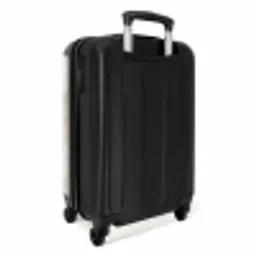 Lichtbeige - Goudbruine Nerven - Marmer NBS - Handbagage koffer - Volwassenen Unisex middel -achterkant