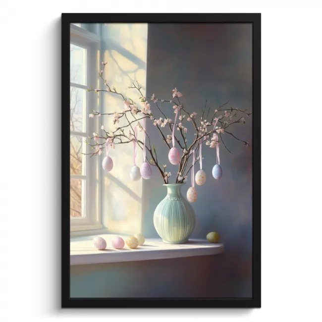 Stilleven - Vaas - Paastak KitchenYeah - Keuken - Fotolijst middel -3d