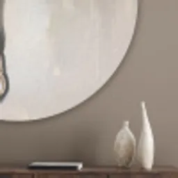 Lepel - Verf - Zilver Akoestische PET Vilt - Rond klein -sfeer5_closeup