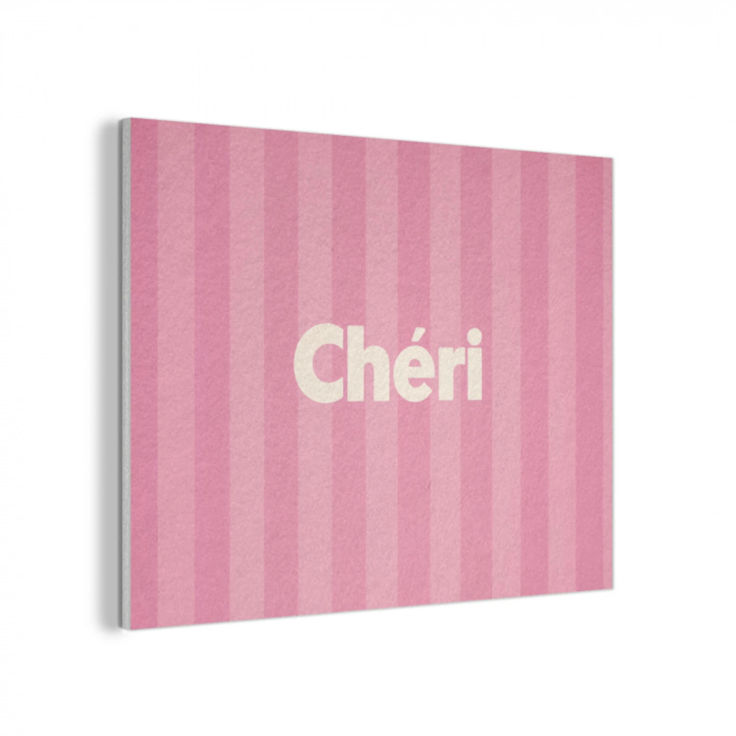 Gestreept - Roze - Chéri PET vilt klein -3d