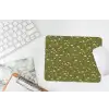 Landelijk - Bloemen -  Groen muismat rubber klein 262 -witbureau