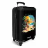 Exotische Muurschildering Koffer - NBS - Handbagage middel -productfoto_3d