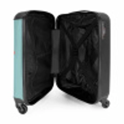 Hotrod turquoise NBS - Handbagage koffer - Kinderen Unisex middel -binnenkant