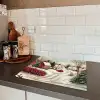 Kerstsfeer - Landelijk - Rood Inductie beschermer vinyl 3mm middel -sfeer3