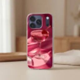 Cocktail - Pink - Luxe Telefoonhoesje iPhone 17 Pro Max klein -sfeer2