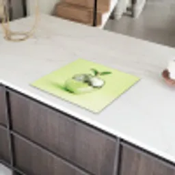 Groen - Disco - Decoratie - Appel Inductie beschermer vinyl 3mm middel -sfeer8