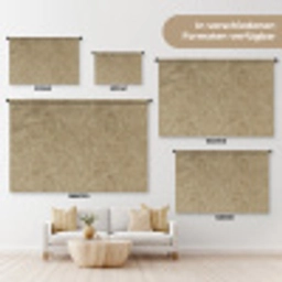 Beige - Marmer - Witte aders Wandkleed katoen klein 269 -tsfeer8_DE