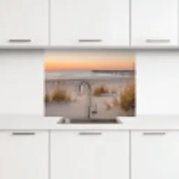 Pier - Zonsondergang - Strand keuken achterwand 2 middel -3d