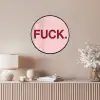 Statement - Krachtig - Roze Fotolijst rond zonder passe partout klein -sfeer3