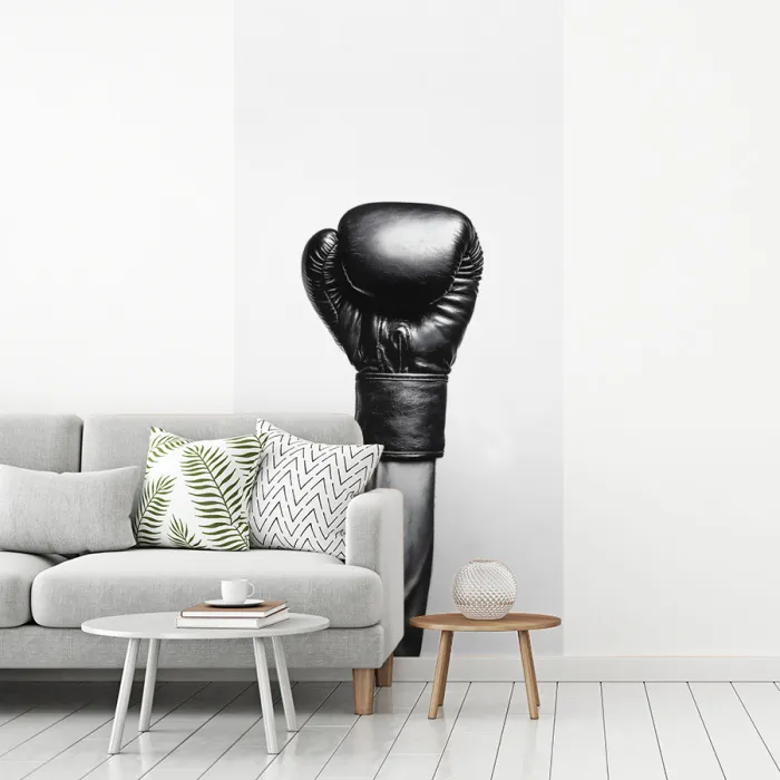 Bokshandschoen - Zwart - Hand fotobehang vinyl groot -woonkamer
