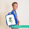 Zwevende groene elf Kinderrugzak - Blauw middel -sfeer3_NL