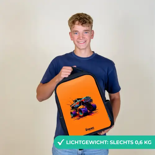 Rainbow Wheels Rugzak - Zwart middel -sfeer7_NL