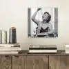 Vrouw - Spaghetti - Zwart - Wit plexiglas 5mm klein -sfeer1
