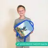 Darius Dino Kinderrugzak - Blauw middel -sfeer1_NL