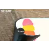 Schepijs - Hoorntje - Illustratie - Minimalistisch Placemat vinyl groot -closeup