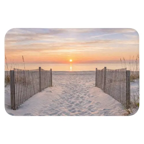 Zonsondergang - Strand - Zand WCmat klein -3d