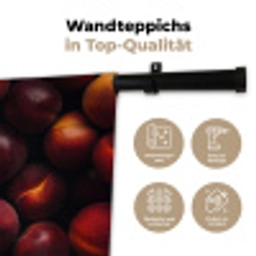 Fruit - Close up - Nectarines Wandkleed katoen klein -tsfeer2_DE