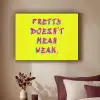 Quote - Minimalistisch - Kleurrijk Textielframe - compleet frame klein -sfeer1