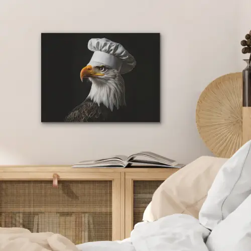 Arend -Amerika - Koksmuts - Vogel - Stoer PET vilt klein -sfeer3