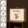 Muis - Saxofoon - Muzieknoten Light Box met batterij (Wandlamp kind) middel -USP_websiteoverzichtNL