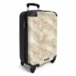 Lichtbeige - Onyx - Subtiel NBS - Handbagage koffer - Volwassenen Unisex middel -productfoto_3d