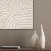 Beige - Aardspatroon PET vilt klein -sfeer6_closeup