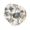 Bladeren - Monstera - Jungle - Tropical Wandcirkel Organisch Plexiglas middel -3d