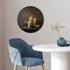 Kaarsen - Stilleven - Rustiek - Boeken Fotolijst rond zonder passe partout klein -sfeer2