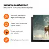 Kerstmagie - Winterwoud - Rendier Inductie beschermer vinyl 3mm klein -zzzzzzz-td-ups