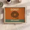 Donut - Spikkels - Kleurrijk - Quote Dienblad Rechthoek middel -USP_Formaat