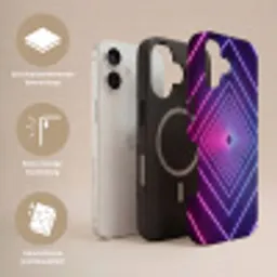 Driedimensionaal - Tunnel - Ruimte Toughcase MagSafe Apple iPhone 17 klein -USP_Lagen_NL