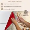 Kerst - Rendier - Winter - Krans keuken achterwand spatscherm klein -spatscherm_NL
