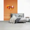 Drank - Oranje - Glitter - Disco fotobehang vinyl groot -slaapkamer