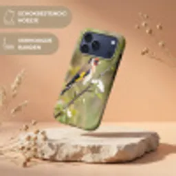 Putter - Bloesem - Lente - Natuur - Kleurrijk Toughcase MagSafe Apple iPhone 17 Pro Max klein -USP_RandenV_NL