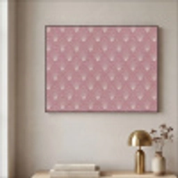 Trendy - Patroon - Roze Textielframe zwart klein 947 -sfeer2