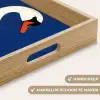 Zwaan - Wit - Snavel - Illustratie Dienblad Rechthoek middel -USP_HandgreepNL