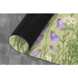 Botanisch - Bloemen - Kleurrijk Keukenloper - keukenmat middel -closeup