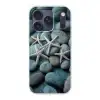 Zeesterren - Stenen - Wit Telefoonhoesje iPhone 17 Pro klein -3d