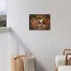 Vijzel - Kruiden - Lepels - Specerijen - Bruin - Peper tuinposter los doek klein -sfeer8