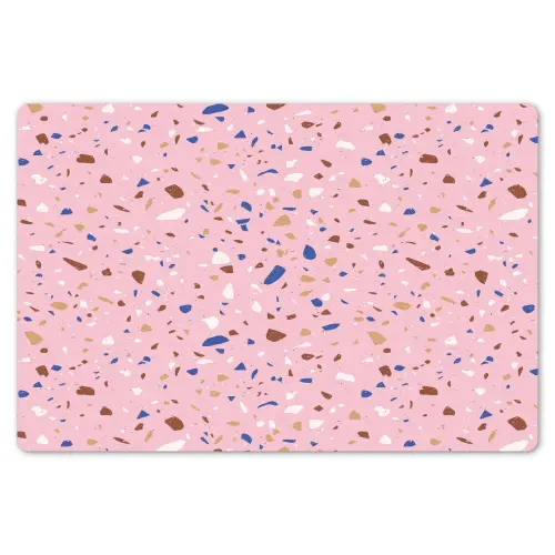 Terrazzo -  Patroon - Kleurrijk - Roze Placemat vinyl groot 368 -zzsfeer1_Kitchenyeah-website
