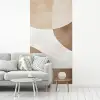 Snijdende cirkels - Overlappende vlakken fotobehang vinyl groot -woonkamer