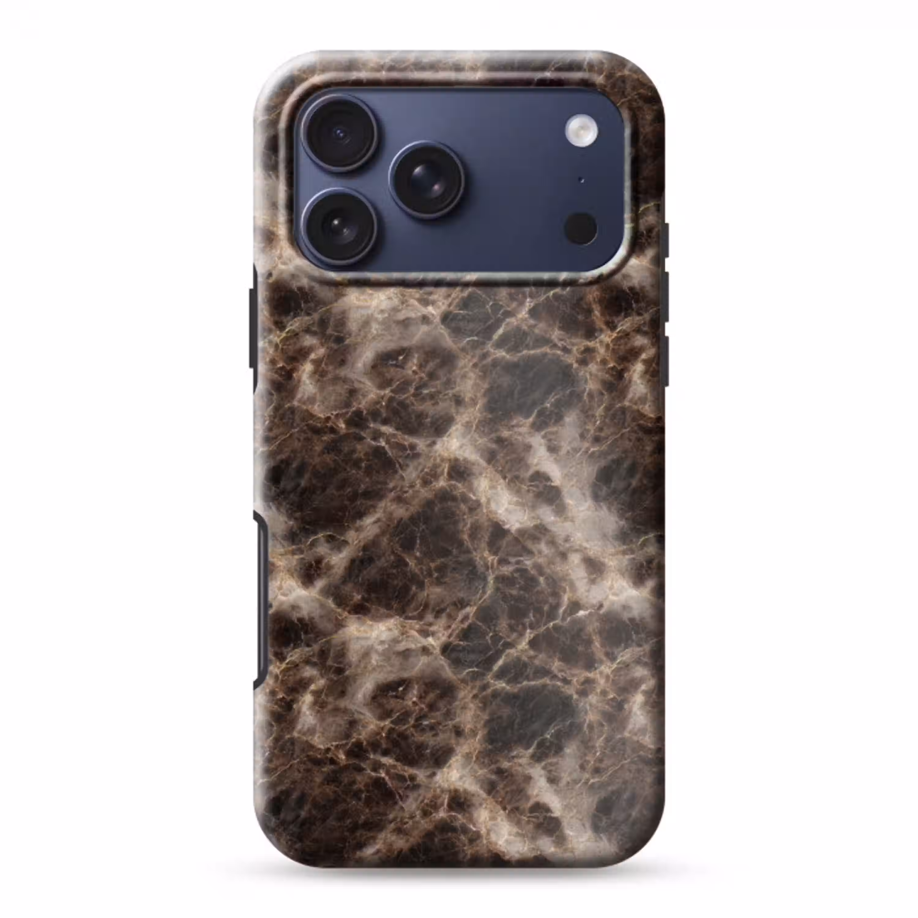 Bruin - Goud - Marmer Toughcase MagSafe Apple iPhone 17 Pro Max klein 1019 -3d
